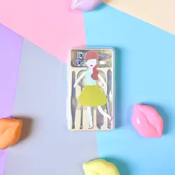 ست مانیکور ناخن و ابرو طرح دختر