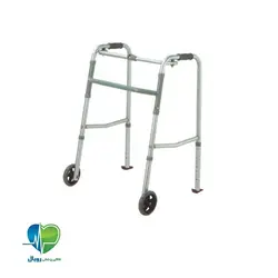 واکر تاشو چرخ دار آلومینیومی
