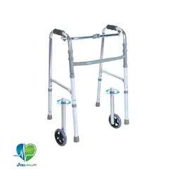 واکر تاشو چرخ دار آلومینیومی