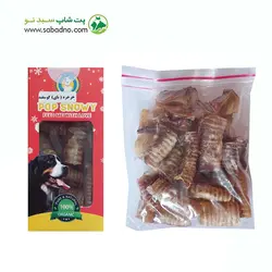 تشویقی سگ برند POP SNOWY مدل خرخره (نای) گوسفندی وزن 70 گرم