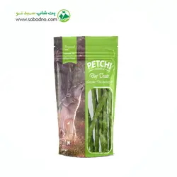 تشویقی نرم سگ پتچی مدل مرغ و اسفناج وزن 50 گرم