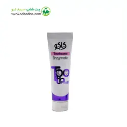 خمیر دندان سگ و گربه برند کاکو مدل Enzymatic وزن 100 گرم