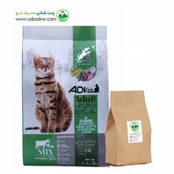 غذای خشک گربه بالغ سوپر پریمیوم میکس برند ادی کت وزن (1 کیلوگرم فله)