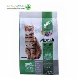 غذای خشک گربه بالغ سوپر پریمیوم میکس برند ادی کت وزن 7.5 کیلوگرم