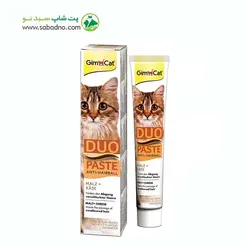 خمیر مالت گربه جیم کت مدل Duo Paste Anti Hairball با طعم پنیر وزن ۵۰ گرم