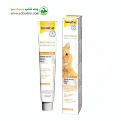 خمیر مولتی ویتامین گربه جیم کت GimCat مدل Multi-Vitamin Paste وزن 100 گرم