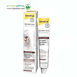 خمیر مالت گربه جیم کت مدل Malt-Soft Extra Professional وزن 100 گرم