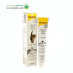 خمیر مالت گربه تائورین جیم کت مدل GimCat Paste Taurine Heart &amp; Eye وزن 50 گرم