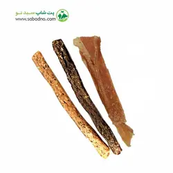 تشویقی سگ پترینا در سه طعم هربال سینه مرغ و گوشت گوساله ، دانه چیا و سیرابی بره (3 عدد)