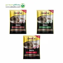 تشویقی مدادی گربه جیم کت در سه طعم 3 عددی