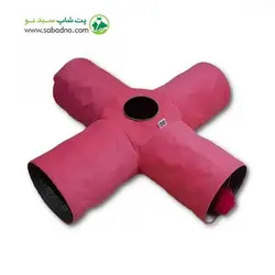 اسباب بازی گربه مدل تونل چهار شاخه حفره دار