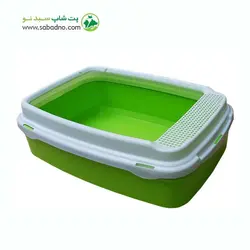 ظرف خاک گربه مدل دانیل لبه دار مشبک