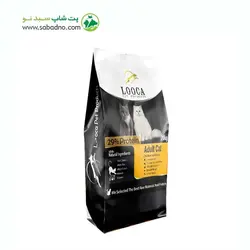 غذای خشک گربه بالغ با طعم مرغ و برنج برند لوکا Looca (طلایی) وزن 2 کیلوگرم