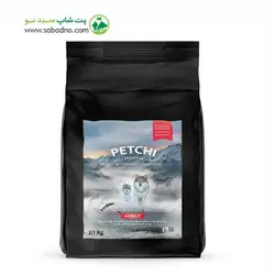 غذای خشک پرمیوم سگ بالغ نژاد بزرگ پتچی مدل Adult Medium &amp; Large وزن 10 کیلوگرم