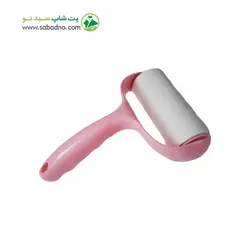 پرزگیر و موگیر چسبی رولی دسته فانتزی صورتی ۷۲ برگی