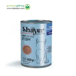 کنسرو پته گربه با طعم ماهی وزن 400 گرمی برند شایر کد 224133