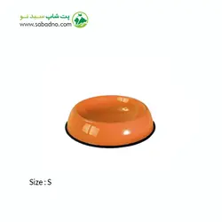 ظرف فلزی لعابدار رنگی مدل رها سایز S