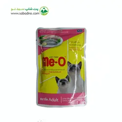 پوچ گربه مئو با طعم ماهی ساردین و ماهی سرخو  80 گرمی