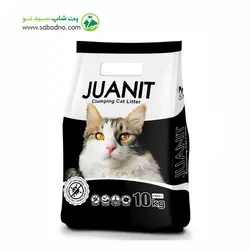 خاک گربه کربن اکتیو ژوانیت 10KG  ( مشکی )