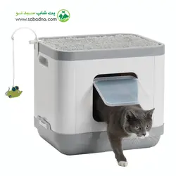 ظرف خاک گربه مدل مسقف 3 کاره