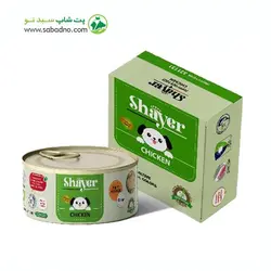 کنسرو توله سگ با طعم مرغ برند شایر وزن 120 گرم کد 321131