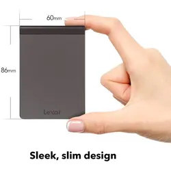 حافظه SSD اکسترنال لکسار مدل SL200 ظرفیت  512 گیگابایت