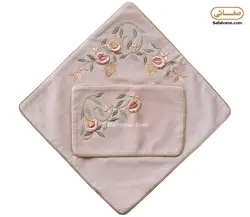 جانماز ملیسا گلدوزی پروانه صورتی - صفاهوم