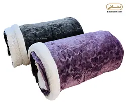 پتو دو نفره مدل بره ای طرح قلب - صفاهوم