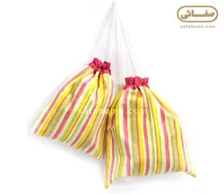 کیسه سبزی آشپزخانه جفتی رزین تاژ طرح اسپرید صورتی - صفاهوم