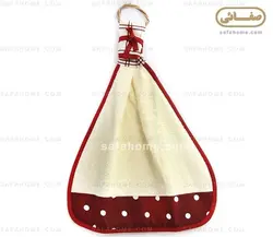 حوله آشپزخانه رزین تاژ طرح خالدار قرمز - صفاهوم