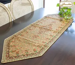 رومیزی رانر ترمه صفاهوم کد 16 شکلاتی - صفاهوم