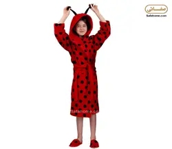 حوله تن پوش بچگانه طرح کفشدوزک پودایران - کالای خواب، حمام و جهیزیه صفاهوم - صفائی اصفهان
