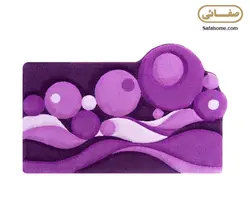 پادری زرباف طرح حباب بنفش - صفاهوم