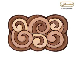 پادری زرباف طرح اسپیرال شکلاتی - صفاهوم