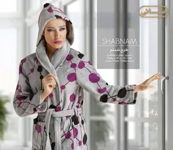 حوله تن پوش پودایران طرح شبنم - کالای خواب، حمام و جهیزیه صفاهوم