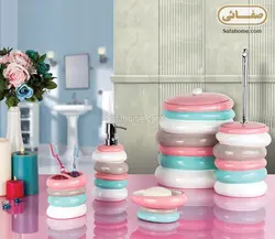 ست سرویس بهداشتی 5 تکه زرین طرح Stone - صفاهوم