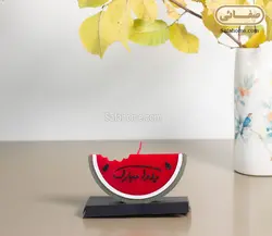 شمع یلدا طرح هندوانه - صفاهوم