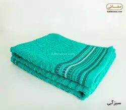 حوله دستی سبز آبی هیمتکس آلتین باشاک - صفاهوم