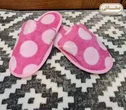 دمپایی حوله ای بچگانه پودایران طرح کیتی صورتی - صفاهوم