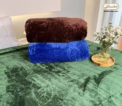 پتو خانگی دو نفره نرمینه طرح نرمین - صفاهوم