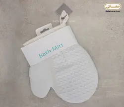 لیف حمام دستکشی سفید - صفاهوم