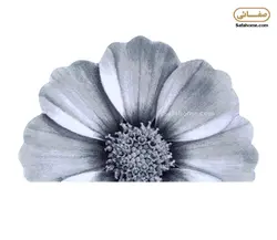 پادری زرباف طرح گلپر نیم دایره طوسی - صفاهوم