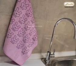 حوله آشپزخانه بنفش طرح skip - صفاهوم