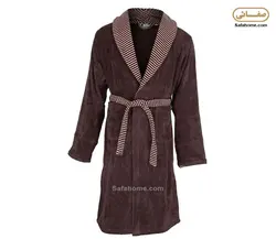 حوله تن پوش مردانه طرح کلاسیک قهوه ای پودایران - صفاهوم