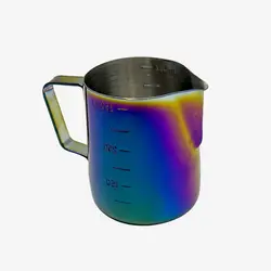 پیچر هفت رنگ استیل 350 میلی لیتر کد 1030351 - قهوه سالیز