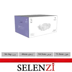 چینی زرین سفید نئوکلاسیک 12 نفره عالی