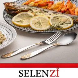 سرویس قاشق چنگال 116 پارچه امپرایال طلا