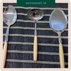 ست کارد کره خوری دسته چوبی - فروشگاه اینترنتی سپیدمارت