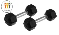 دمبل شش گوش 2.5 کیلوگرم
