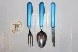 قاشق چنگال سه تکه